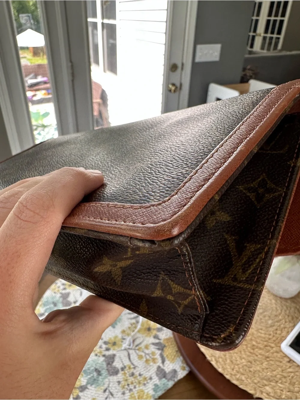 Vintage Louis Vuitton Clutch - Monogram Pochette Dame GM Clutch Bag - Dec 1992